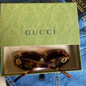 Vintage Gucci Brown Sunglasses
